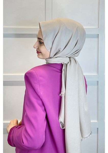 Scarf Pamuk Jakar Şal - Desenli - Tek Renk Jakarlı Şal 001007 modelleri