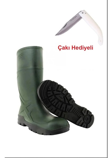 Reçber Pvc Yeşil Çizme Çakı hediyeli