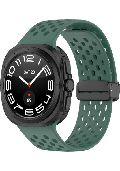Samsung Galaxy Watch Ultra (47MM) Mıknatıslı Kordon Silikon Kayış