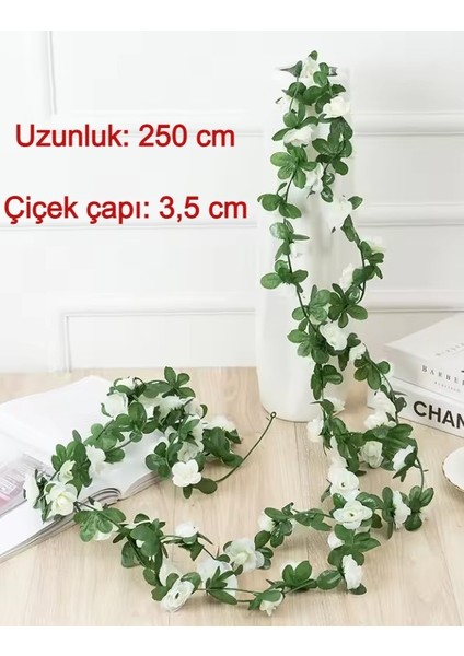 Yapay Gül Sarmaşık Çiçek 250 Cm