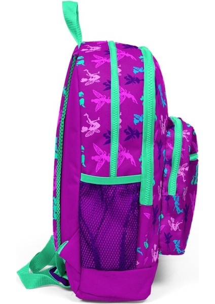 Yaygan Coral High Peri Desenli Mor Sırt Çantası 23109 modelleri