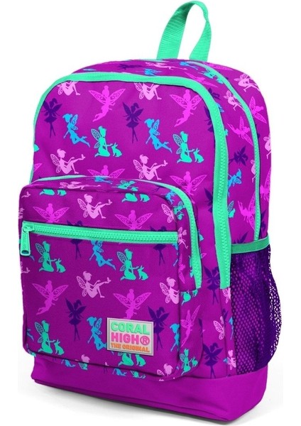 Yaygan Coral High Peri Desenli Mor Sırt Çantası 23109 fırsatları