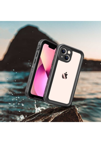 Apple iPhone 13 Mini Kılıf Su Geçirmez Zorlu Hava Şartlarına Karşı Dayanıklı