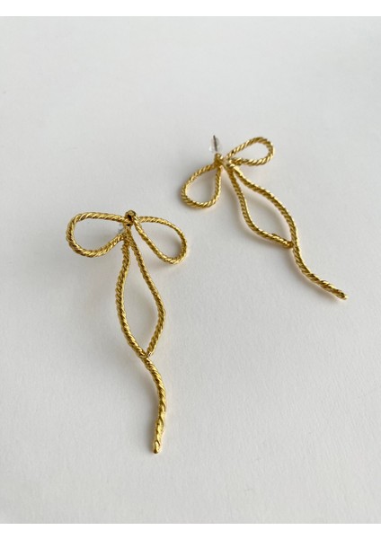 Tasarım Uzun Ince Burgu Fiyonk Küpe modelleri