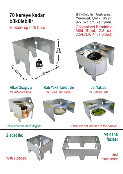 BK-9 Çok Amaçlı Bük-Kullan Ocak/Rüzgarlık/Nihale