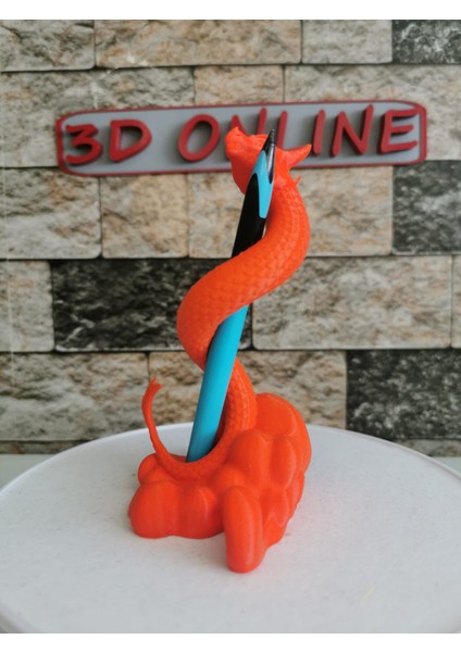 3D Online Ejderha Şeklinde Dekoratif Kale ml ik