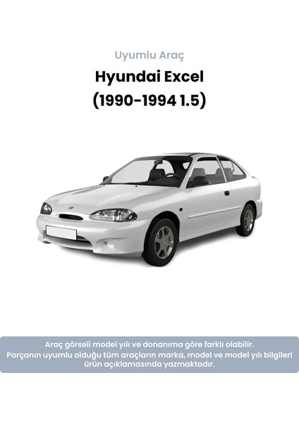 Hyundai Excel Gaz Teli (1990-1994 1.5) Maher