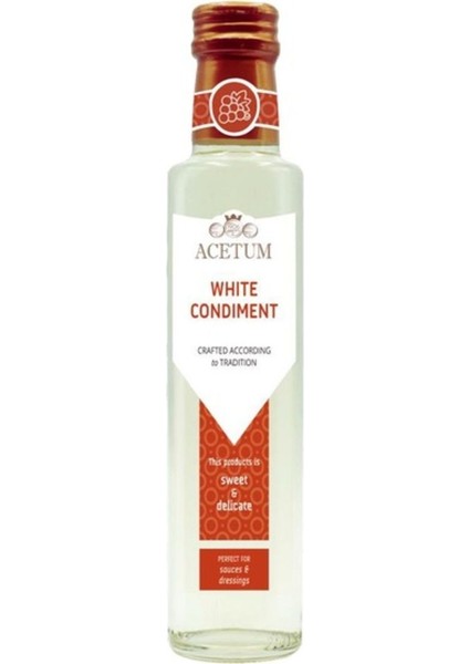 Beyaz Balzamik Sirke (White Condiment) 250 ml