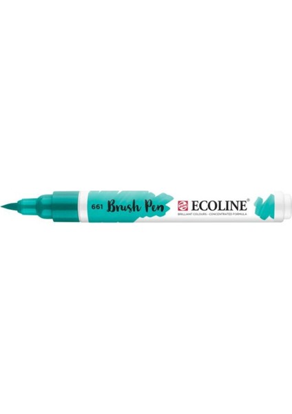 Ecoline Brush Pen Fırça Uçlu Kalem 661 Turquise Green