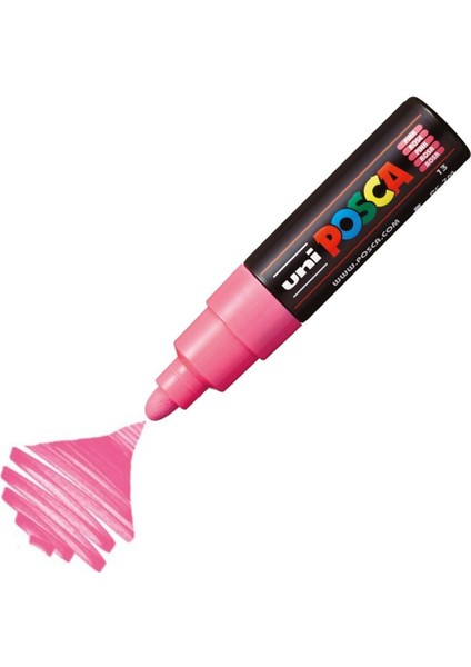 Posca Marker Pc-7m Bold 4.5-5.5 mm Pink