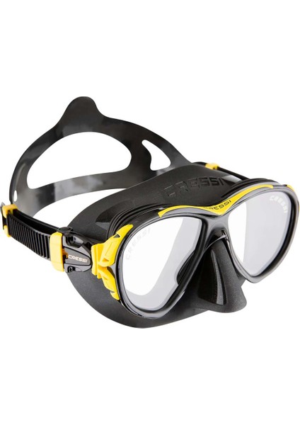 Naxos Dalış Maskesi Black/yellow