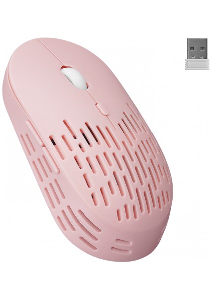 Lansing ALBM7422, Pembe, 2.4ghz, Şarj Edilebilir, 1600DPI, Kablosuz Optik Mouse