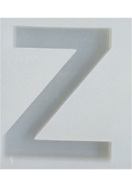 Epoksi Reçine Z Harfi Tekli Silikon Kalıp