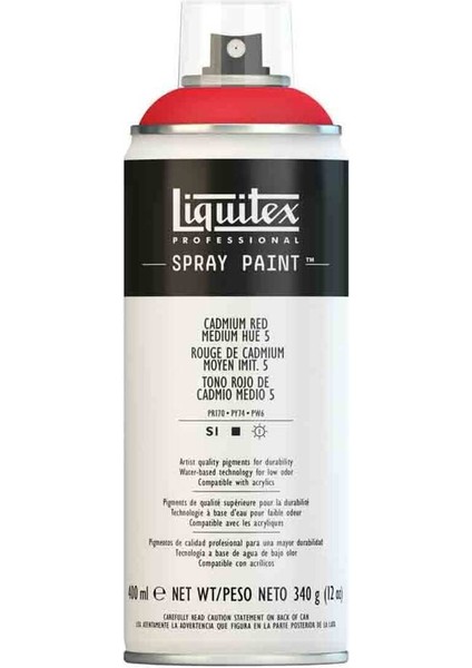 Professional Akrilik Sprey Boya 400ML Cadmium Red Medium Hue 5 modelleri