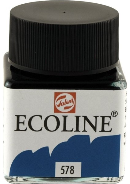 Ecoline Sıvı Suluboya 30 ml 578 Sky Blue Cyan