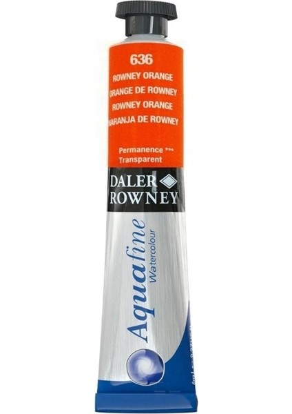 Aquafine Tüp Sulu Boya 8 ml 636 Rowney Orange