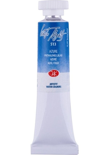 Tüp Suluboya 10 ml N 513 Azure Blue