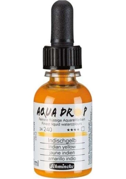 Aqua Drop Sıvı Sulu Boya 30 ml Indian Yellow