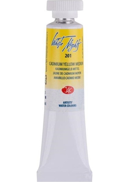Tüp Suluboya 10 ml N 201 Cadmium Yellow Medium