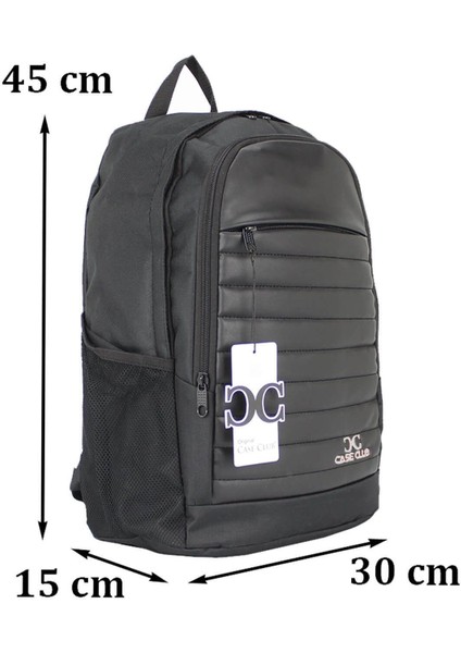 Case Club Unisex Basic Laptop Sırt Çantası 15,6 Inç