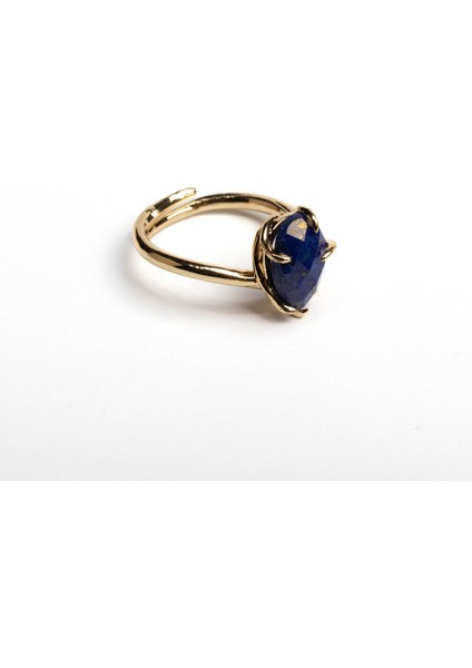 Lapis Lazuli Ayarlanabilir Yüzük