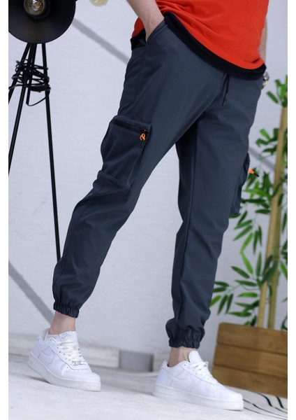 Erkek Paraşüt Kumaş Kargo Jogger Pantalon 1 modelleri