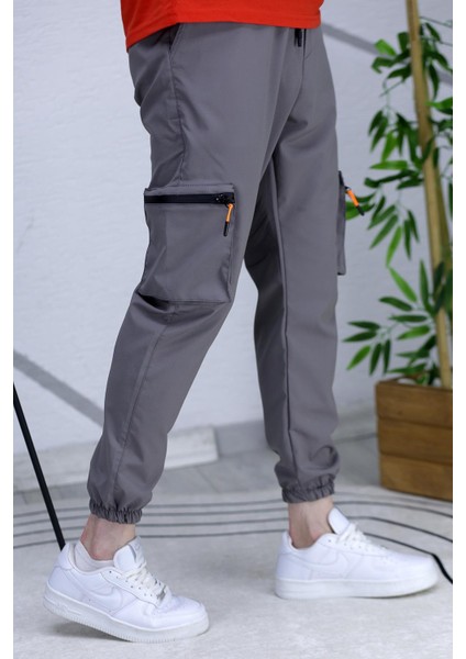 Erkek Paraşüt Kumaş Kargo Jogger Pantalon 1 modelleri