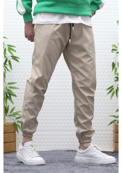 Erkek Jagger Pantolon Paraşüt Kumaş Su ve Rüzgar Geçirmez Paça Lastikli indirimleri