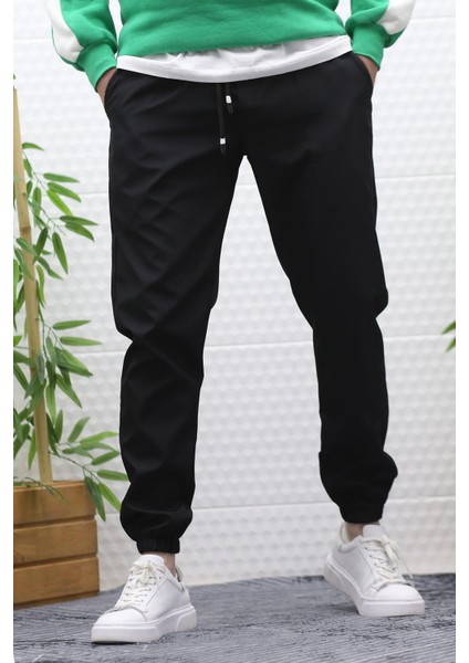 Erkek Jagger Pantolon Paraşüt Kumaş Su ve Rüzgar Geçirmez Paça Lastikli
