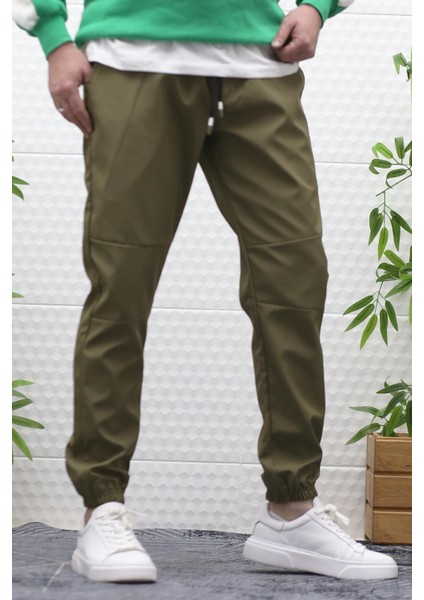 Erkek Jagger Pantolon Paraşüt Kumaş Su ve Rüzgar Geçirmez Parçalı Model