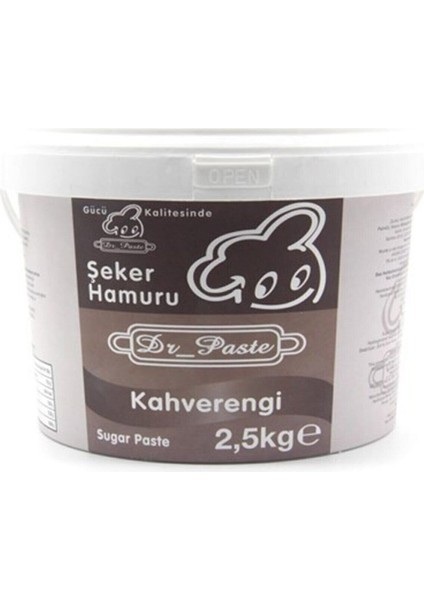 Şeker Hamuru 2,5 kg Kahve