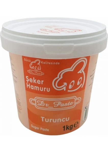 Şeker Hamuru Turuncu 1 kg