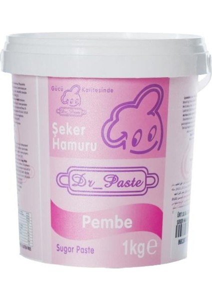 Şeker Hamuru 1 kg - Pembe