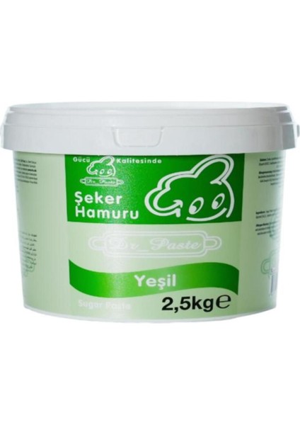 Şeker Hamuru 2,5 kg - Yeşil