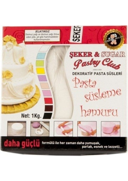 Beyaz Şeker Hamuru 1 kg