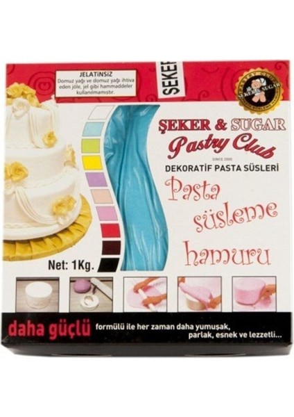 Şeker Sugar Mavi Şeker Hamuru 1kg