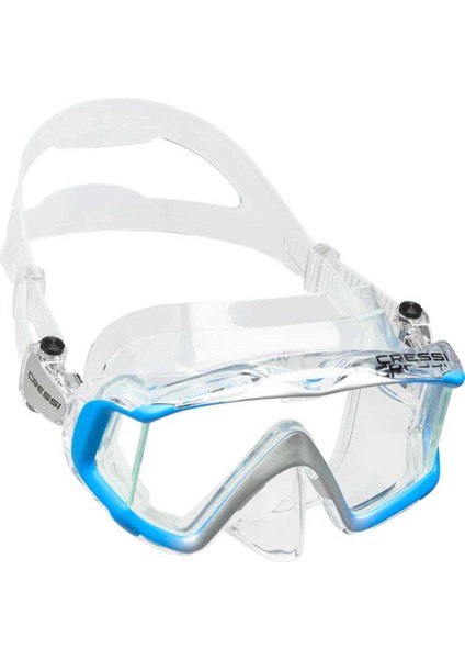 Liberty Triside Dalış Maskesi Clear - Blue - Sılver