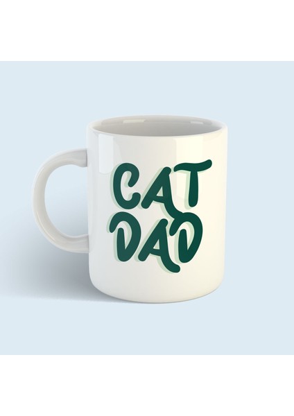 Cat Dad Kedi Babası Kupa