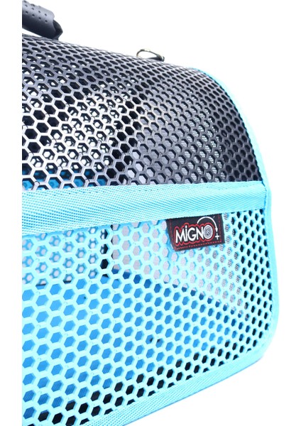 Flybag Voyager Fileli Model Kedi Köpek Taşıma Çantaları - Turkuaz-Siyah fırsatları