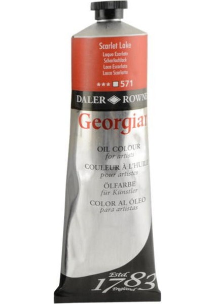 Georgian Yağlı Boya 225ML - N:571 Scarlet Lake