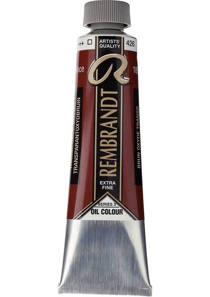 Yağlı Boya 40 ml Transparent Oxide Brown 426 S.3