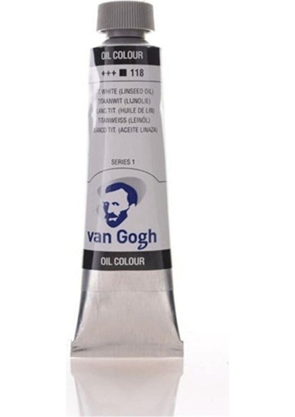 Van Gogh Yağlı Boya 40  ml. 118 Titanium White (Linseed Oil)