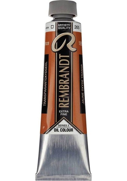 Yağlı Boya 40 ml Transparent Oxide Yellow 265 S.3