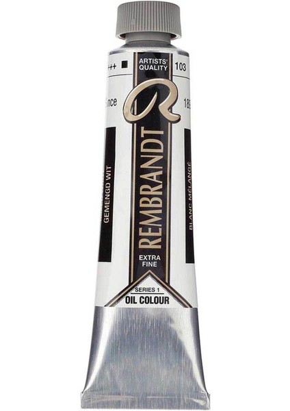 Yağlı Boya 40 ml Zinc White (Safflower) 104 S.1