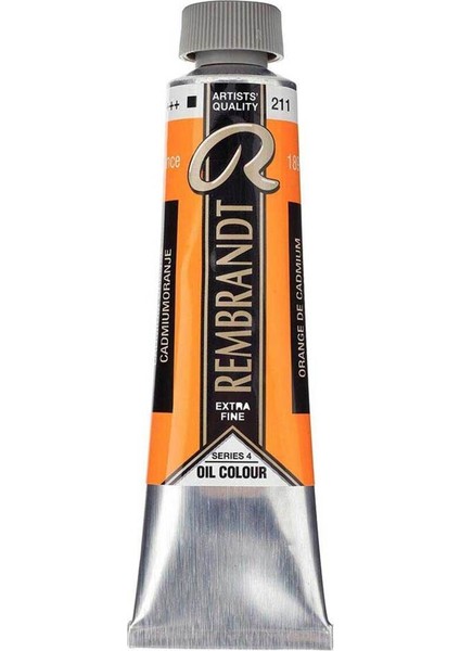 Yağlı Boya 40 ml Cadmium Orange 211 S.4