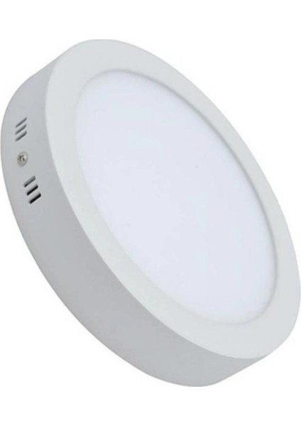12W LED Panel Yuvarlak Sıva Üstü 3200K Günışığı Eko | YÜCEL-ASM1012 G