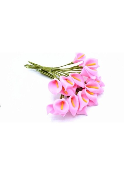 Pembe Gala Çiçek Paketli - 144'LÜ