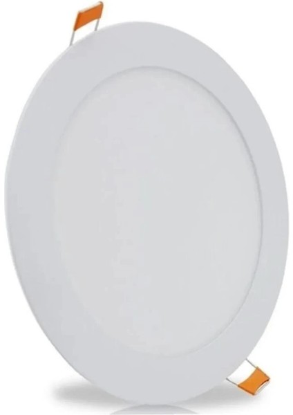 12W LED Panel Yuvarlak Sıva Altı 6500K Beyaz Işık Eko | YÜCEL-ALP1012 B
