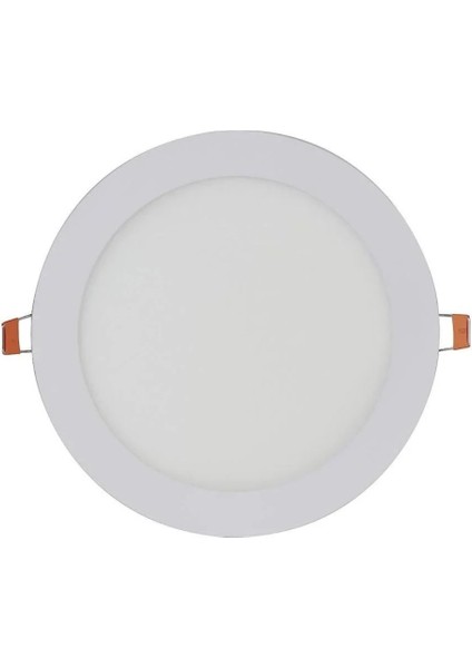 18W LED Panel Yuvarlak Sıva Altı 6500K Beyaz Işık Eko | YÜCEL-ALP1018 B