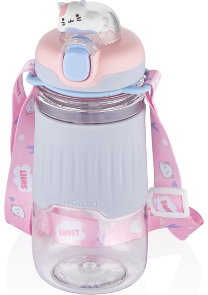 600 ml Kedi Figürlü Su Matarası Suluk fiyatları